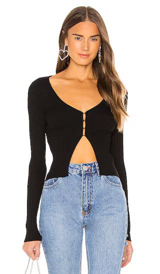 Sierra Knit Top in Black | Revolve Clothing (Global)