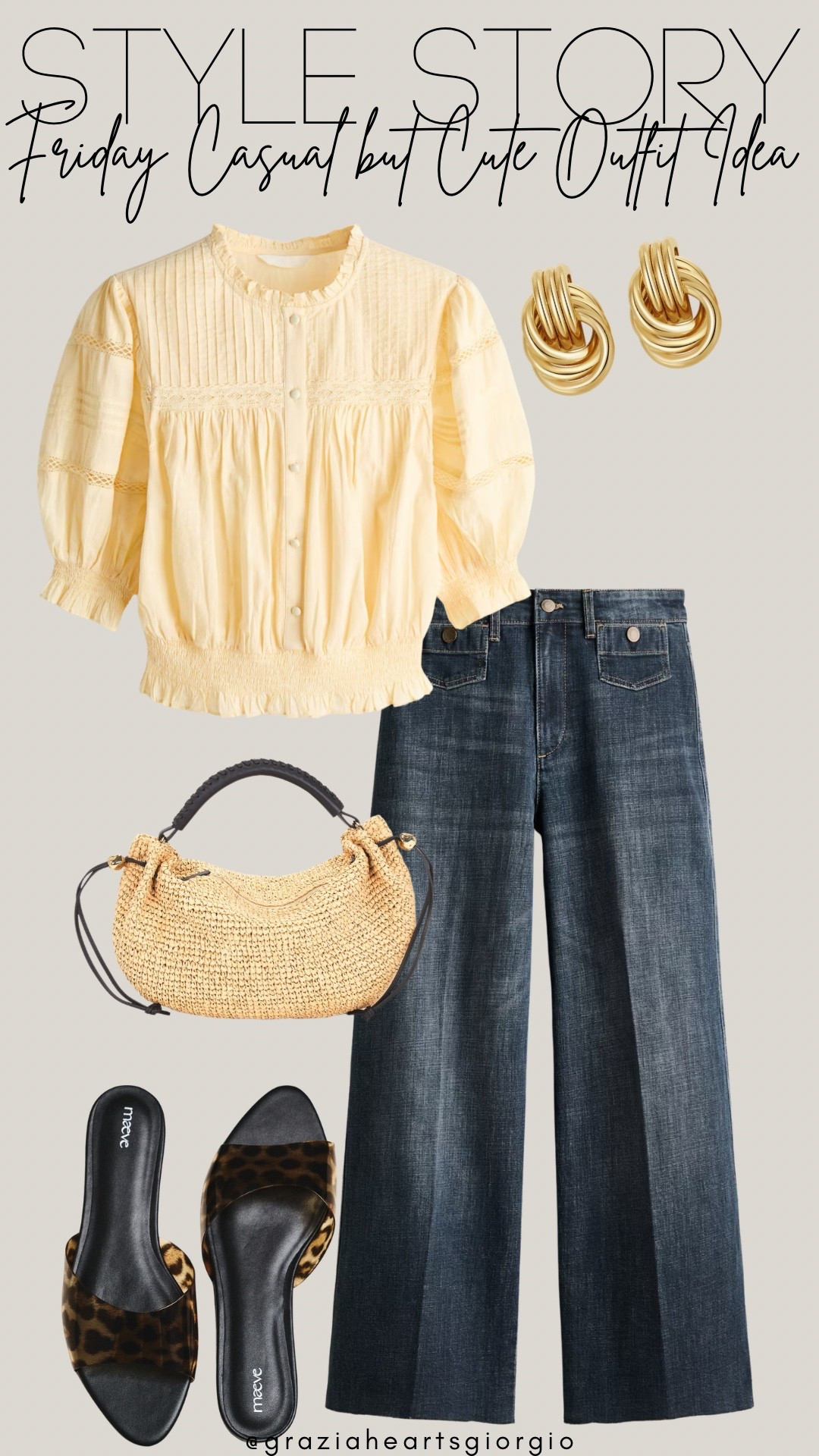 Friday Casual but Cute Outfit Idea 
.
.
#fridayoutfit #weekendstyle

#LTKgrwm #LTKootd