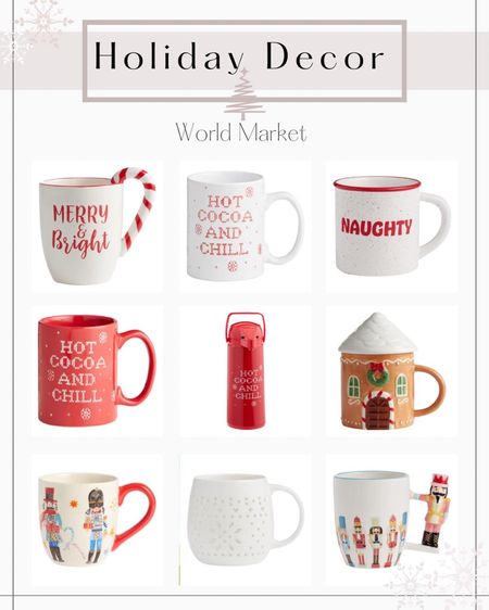 Fun and festive Christmas mugs! 

#LTKHoliday #LTKhome #LTKSeasonal