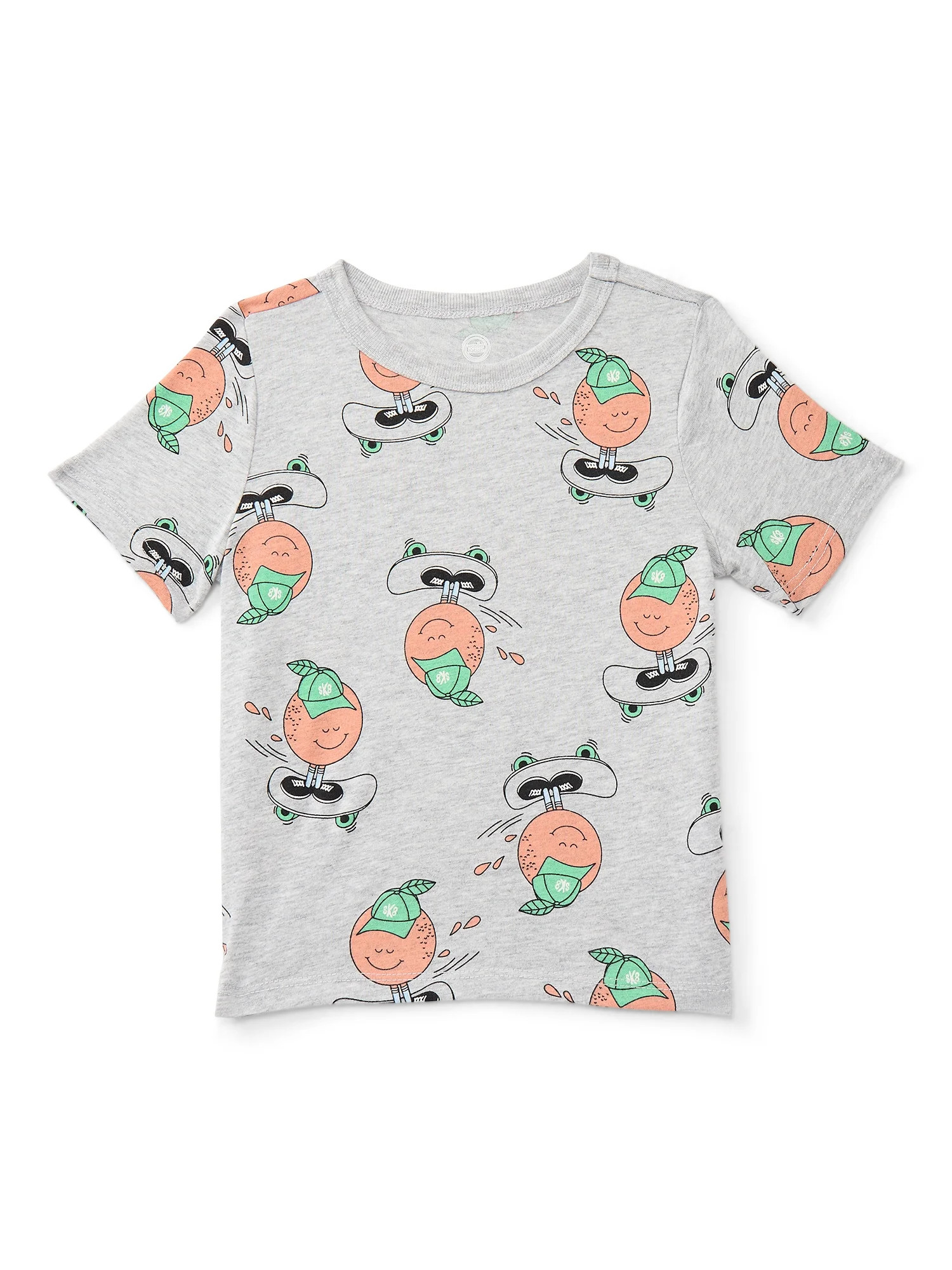 Wonder Nation Toddler Boys Short Sleeve Print T-Shirt, Sizes 18M-5T | Walmart (US)