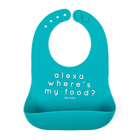 Bella Tunno Wonder Bib - Adjustable Silicone Baby Bibs for Girls & Boys, Durable and Waterproof B... | Amazon (US)