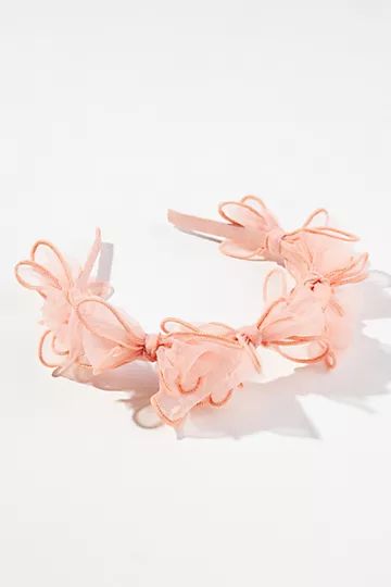 Organza Ruffle Headband | Anthropologie (US)