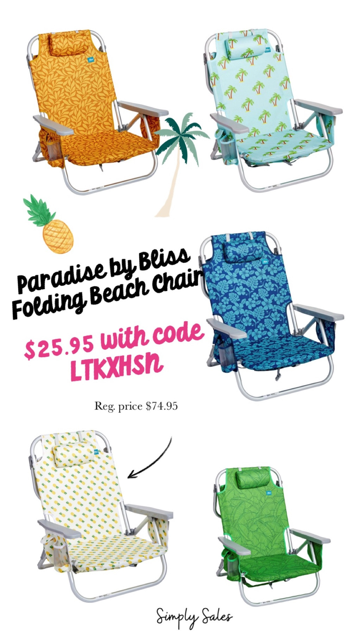 I am absolutely LOVING my new Paradise by Bliss Folding Backpack Beach Chair! It’s super lightweight, and easy to fold up and transport— very important for me since I’m always lugging around 2 kids and all the things as well! It has 5 different positions and completely reclines, which comes in really handy when I get a minute to lounge or more realistically, a place to put my baby down for a nap.  Even better, it comes with a detachable cooler bag to keep those beach bevvies cold ;) HELLO summer! I’m ready for you! 

Grab it today for $25.95 when you login with a new email address ane use code LTKXHSN





What You Get:
Backpack beach chair
Storage pouch with zip
Detachable cooler bag


#loveHSN #HSNINFLUENCER #ad

#LTKsalealert #LTKunder50 #LTKSeasonal
