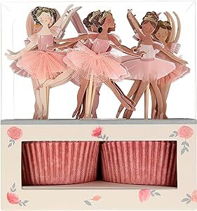 Meri Meri Ballerina Cupcake Kit (Pack of 24) | Amazon (US)