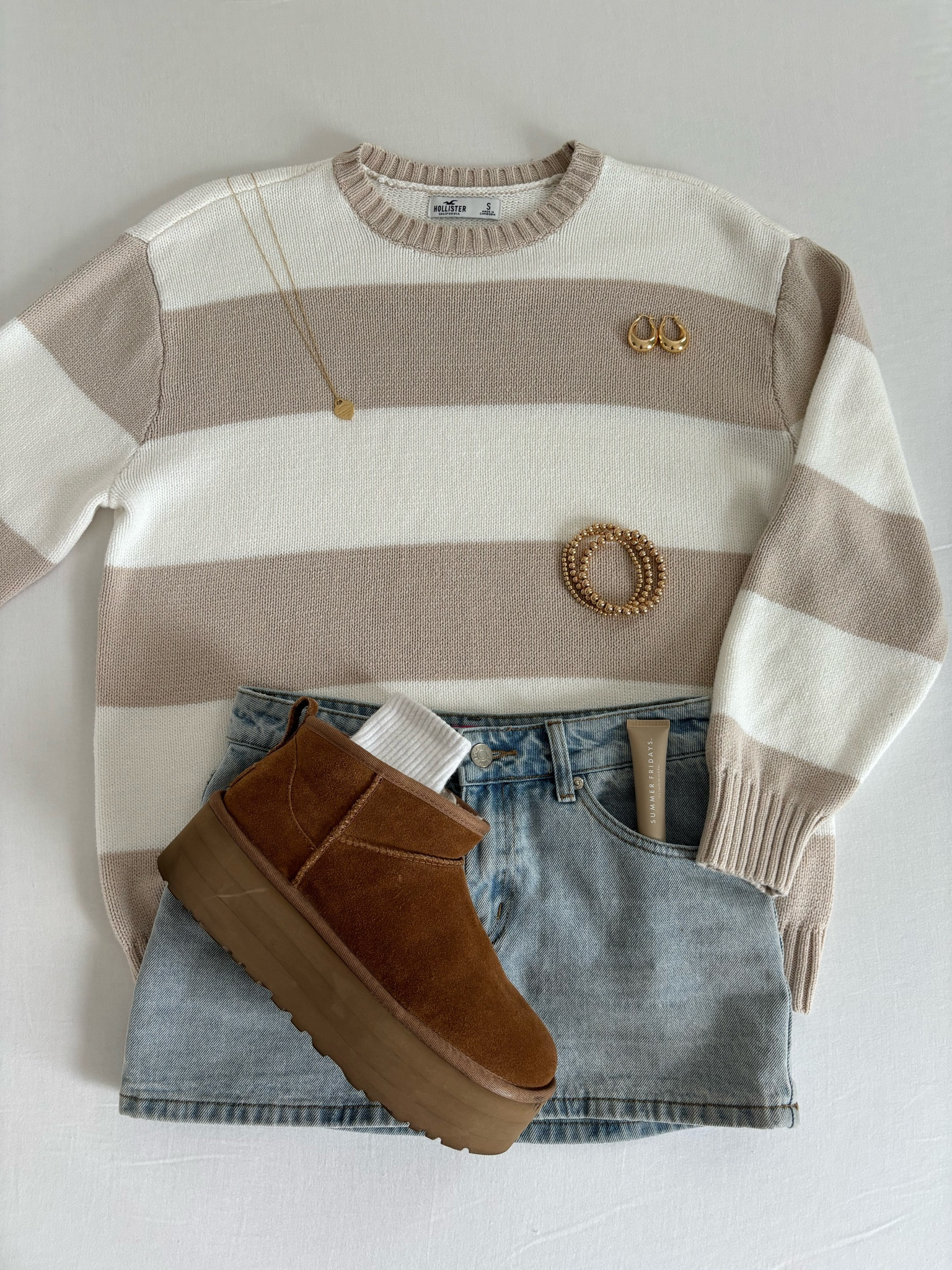 Sweater is from Hollister!