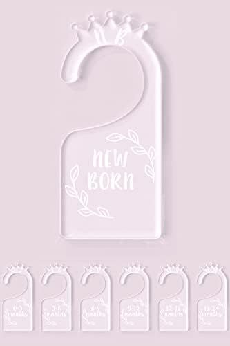OneDream Baby Closet dividers Hanger separators - Set of 7 Baby Clothes dividers for Closet from ... | Amazon (US)
