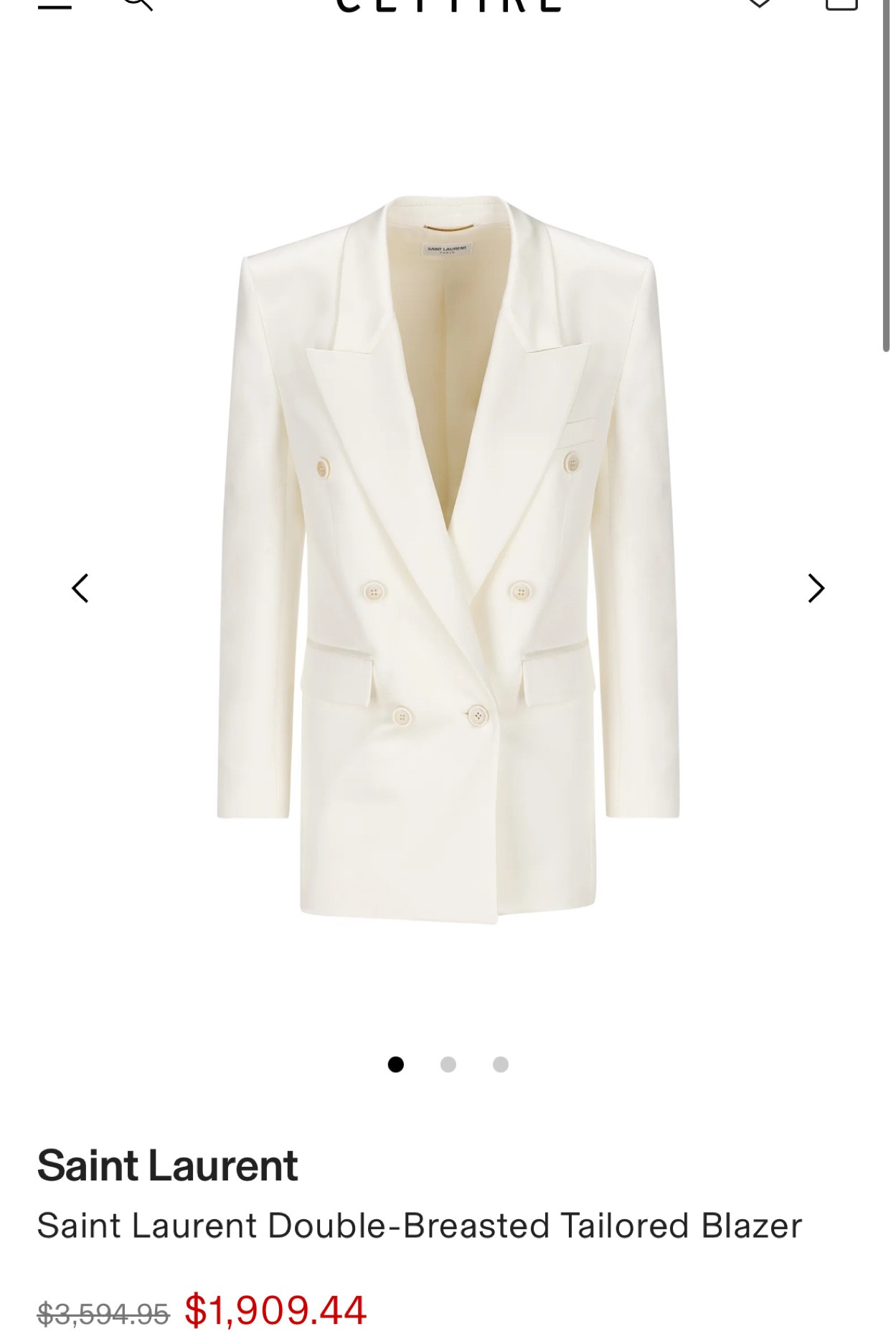 The blazer Trinny wore 