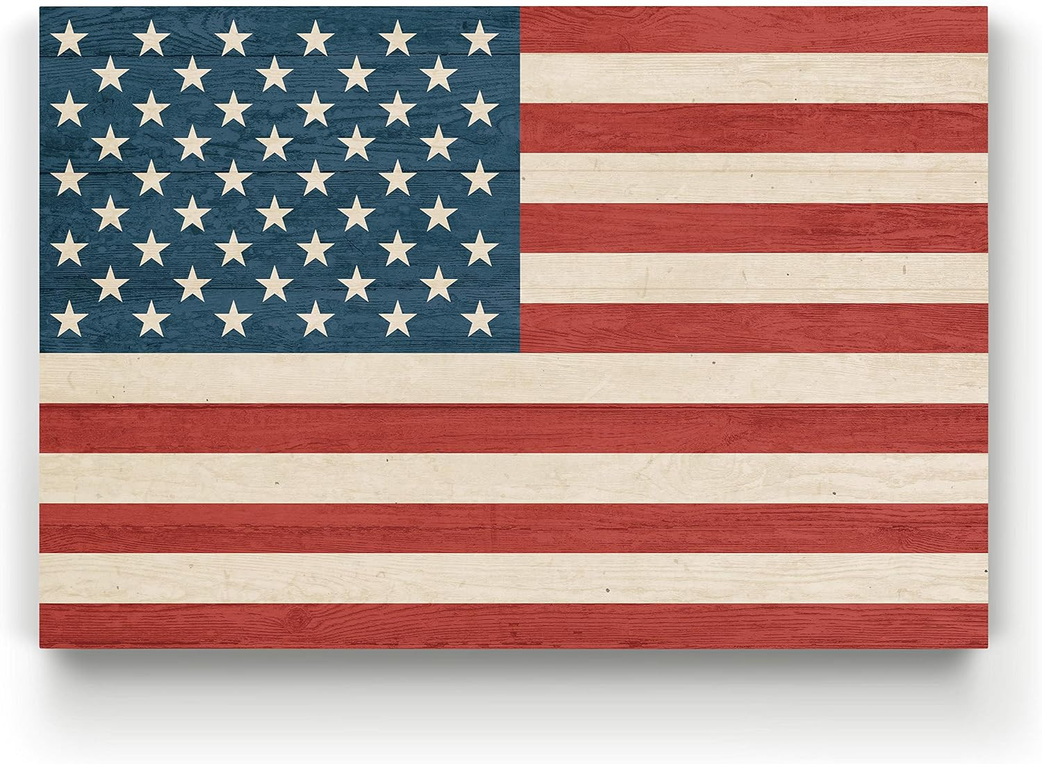 Renditions Gallery Canvas Military Wall Art Modern Paintings & Prints Decor Vintage American Flag... | Amazon (US)