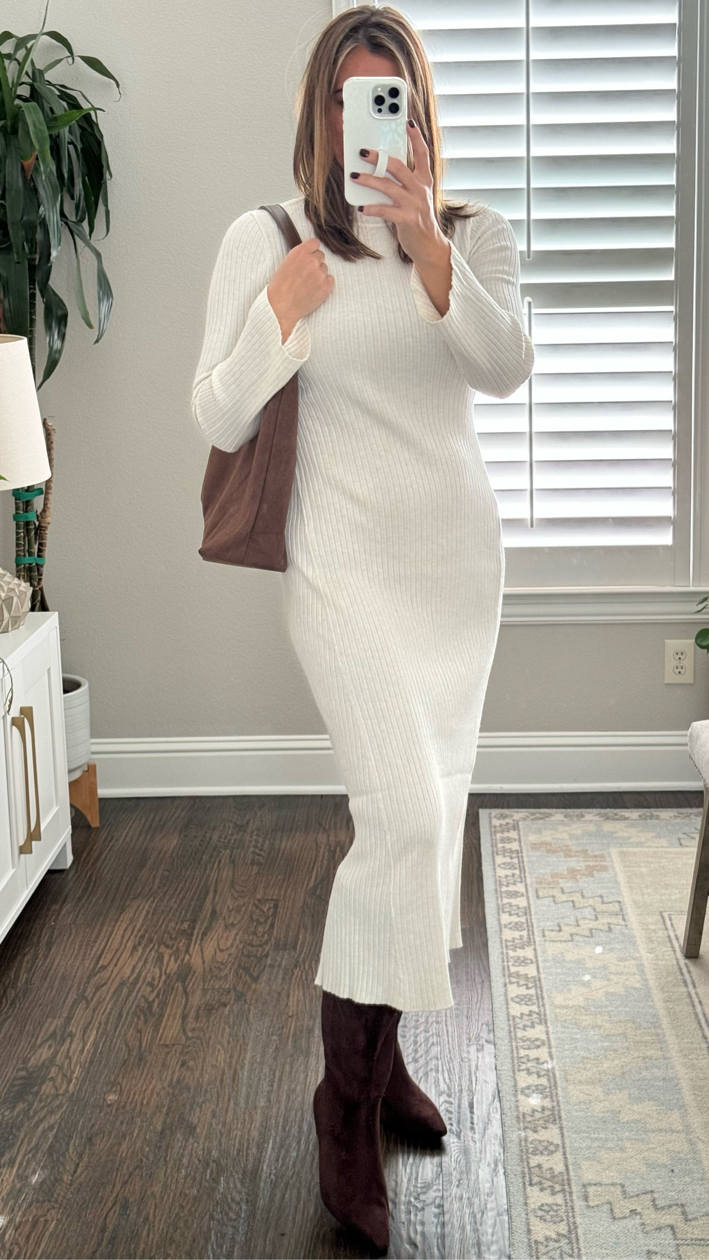 This sweater dress is stretchy, flattering and warm. Pair with knee high boots for a fun look! 

| sweater dress | fall looks | fall fashion | elevated look | workwear | style ideas | how to style knee high boots | style sweater dress | target style | target fashion | workwear | teacher looks | fashion over 40 | 

#LTKOver40 #LTKFindsUnder50 #LTKSeasonal