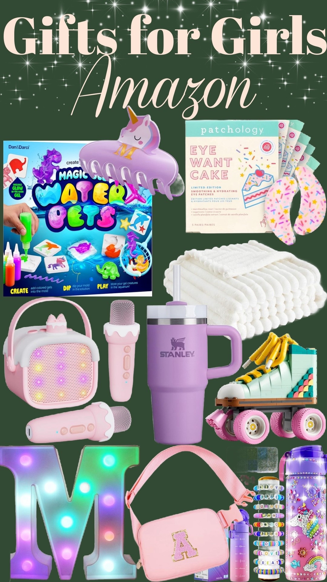 Amazon gifts for girls!

Gifts under $100
Gifts for her
Gifts for him
Unique gifts
christmas gifts 
gift guide
holiday gift guide
gift ideas
Christmas wishlist

#LTKHoliday #LTKKids #LTKGiftGuide