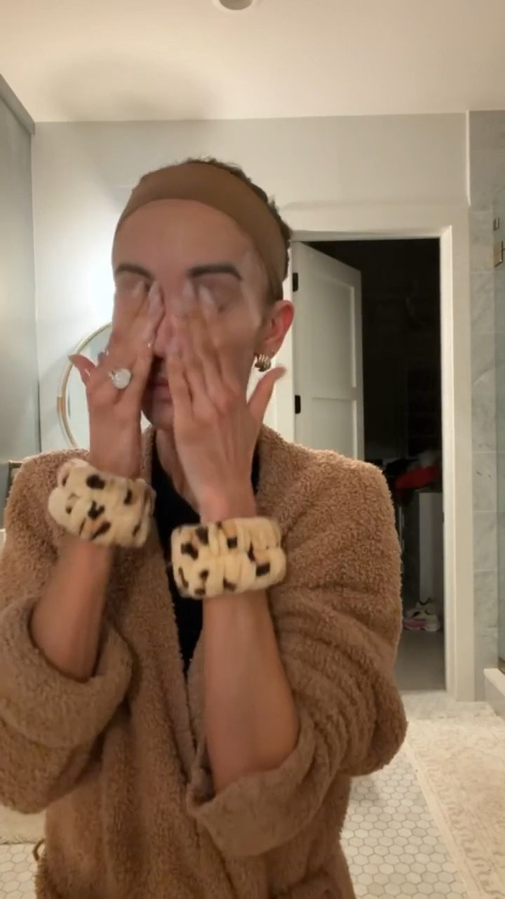 nighttime skincare routine after wearing a full face of makeup 💗

#LTKBeauty #LTKselfcare