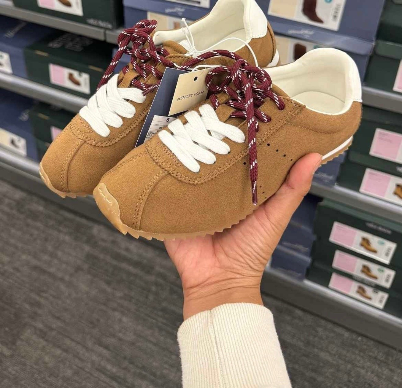 These are such a good dupe for the miu miu x new balance sneakers and are $40 at Target! 
Have memory foam and are so comfy! 

#LTKShoeCrush #LTKGiftGuide #LTKTravel