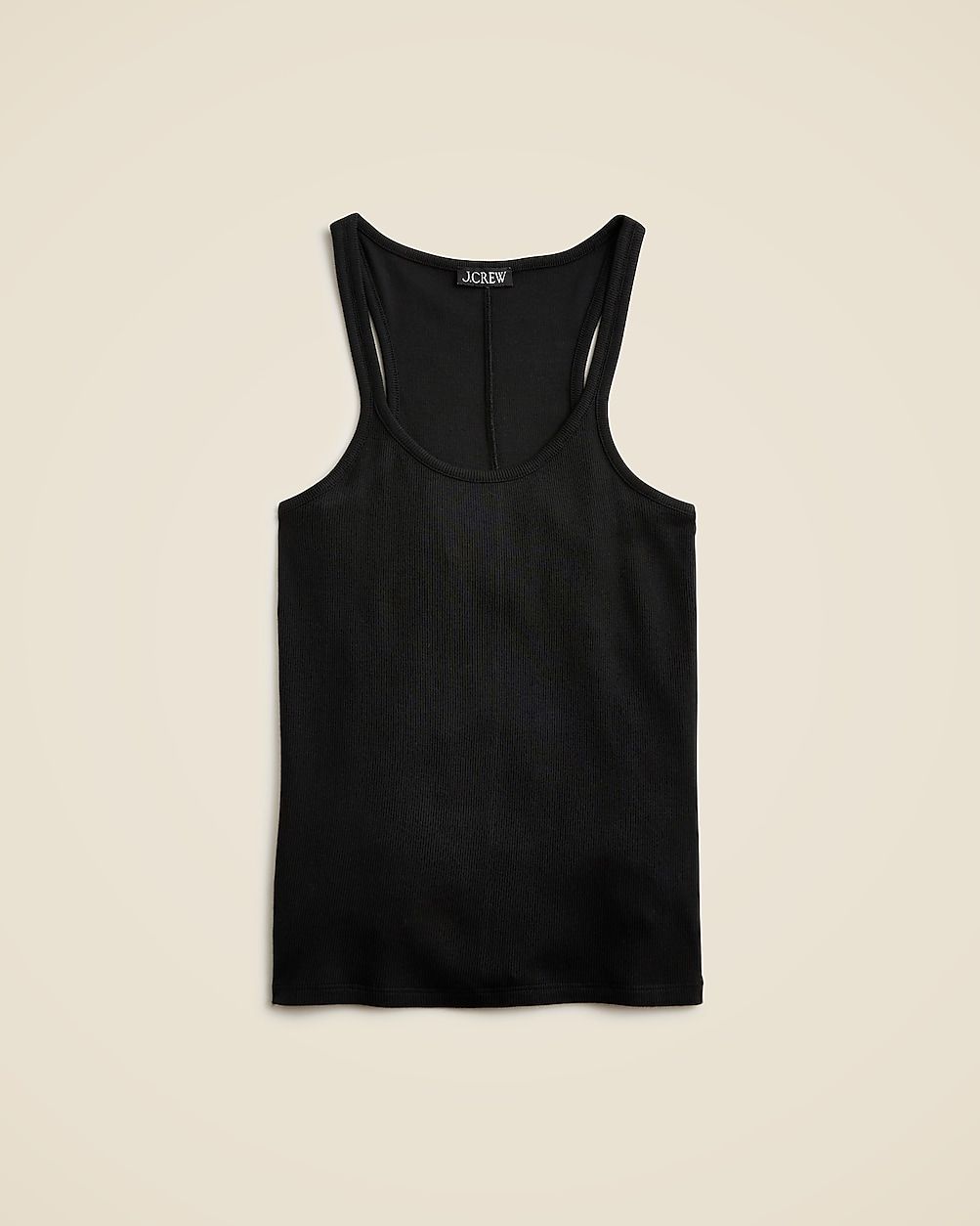 Fine rib racerback tank top | J. Crew US