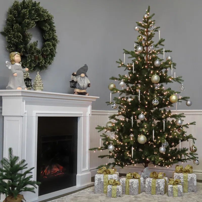 7.5' H Green Spruce Christmas Tree | Wayfair North America