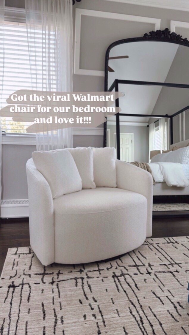 Got the viral Walmart chair for our bedroom and love it!!! 👏🏻

Follow my LTK @mrscasual on the @shop.LTK app to view this post and get my exclusive app-only content!

#LTKHome #LTKOver40 #LTKdayinmylife