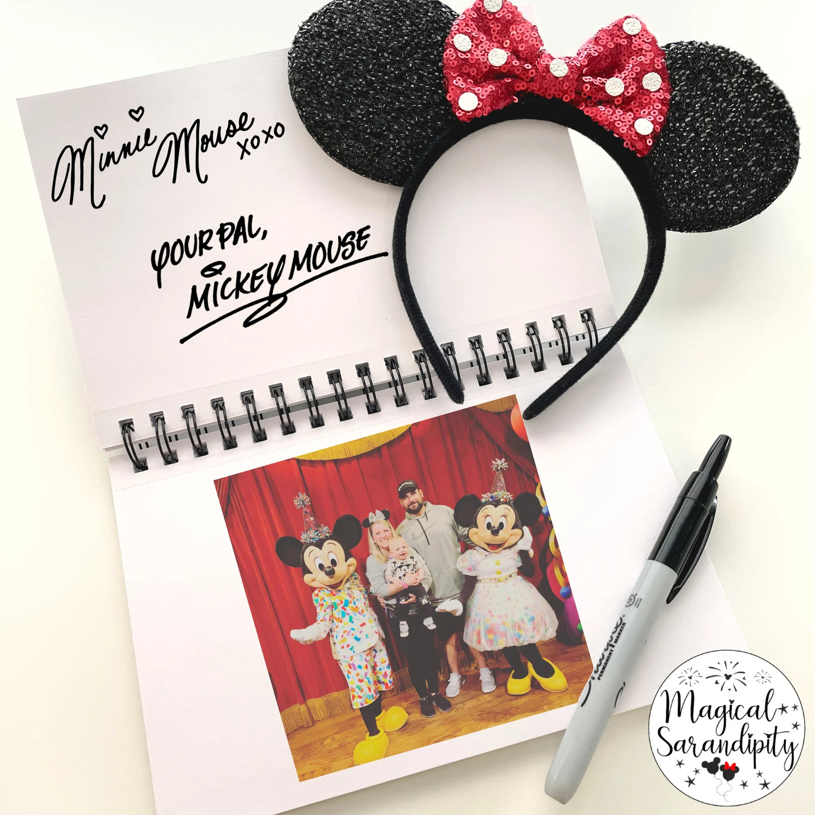 2025 Disney Character Autograph Book, Personalized Signature Book, Photo Album, Memory Book, Surp... | Etsy (Global)