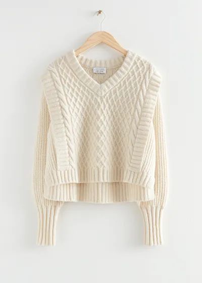 Layered Cable Knit Jumper | & Other Stories (EU + UK)