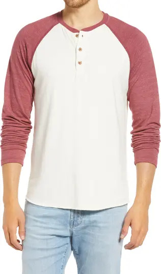 Long Sleeve Baseball Henley | Nordstrom