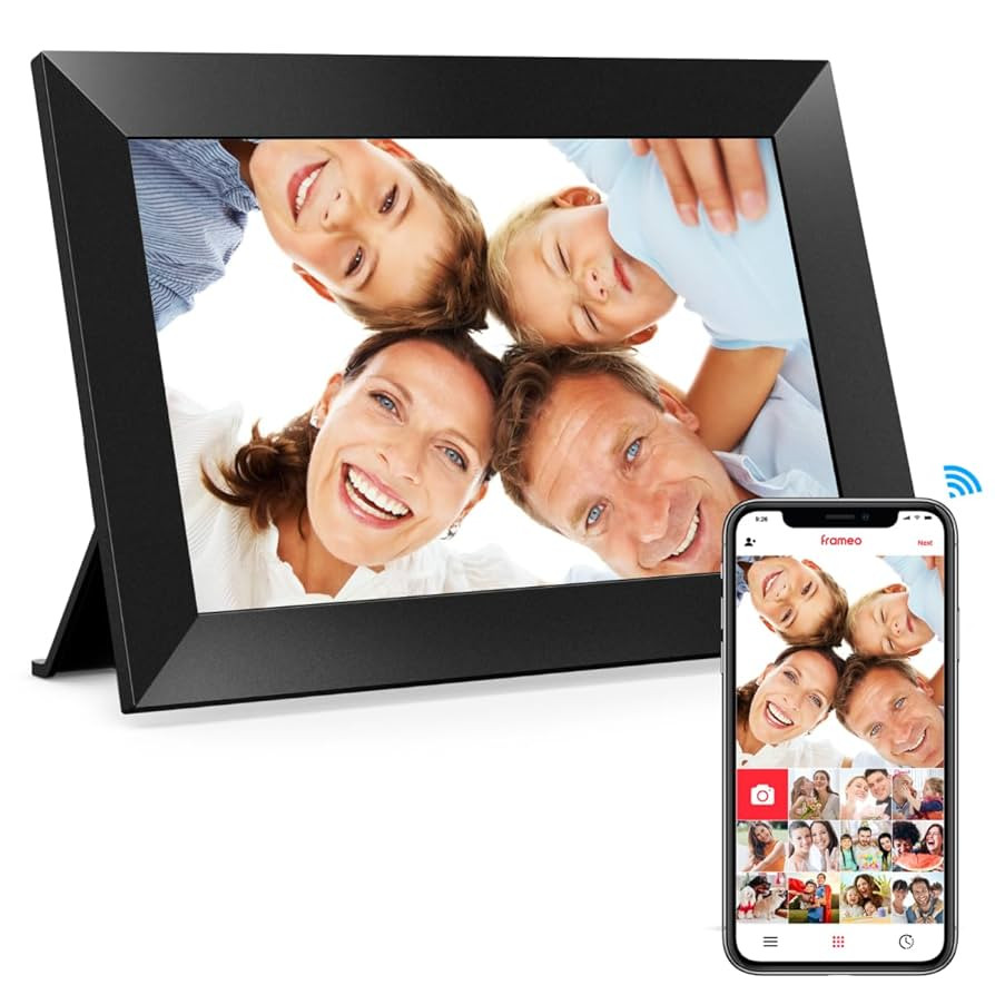 Frameo 10.1 Inch WiFi Digital Picture Frame, 1280x800 HD IPS Touch Screen Photo Frame Electronic,... | Amazon (US)
