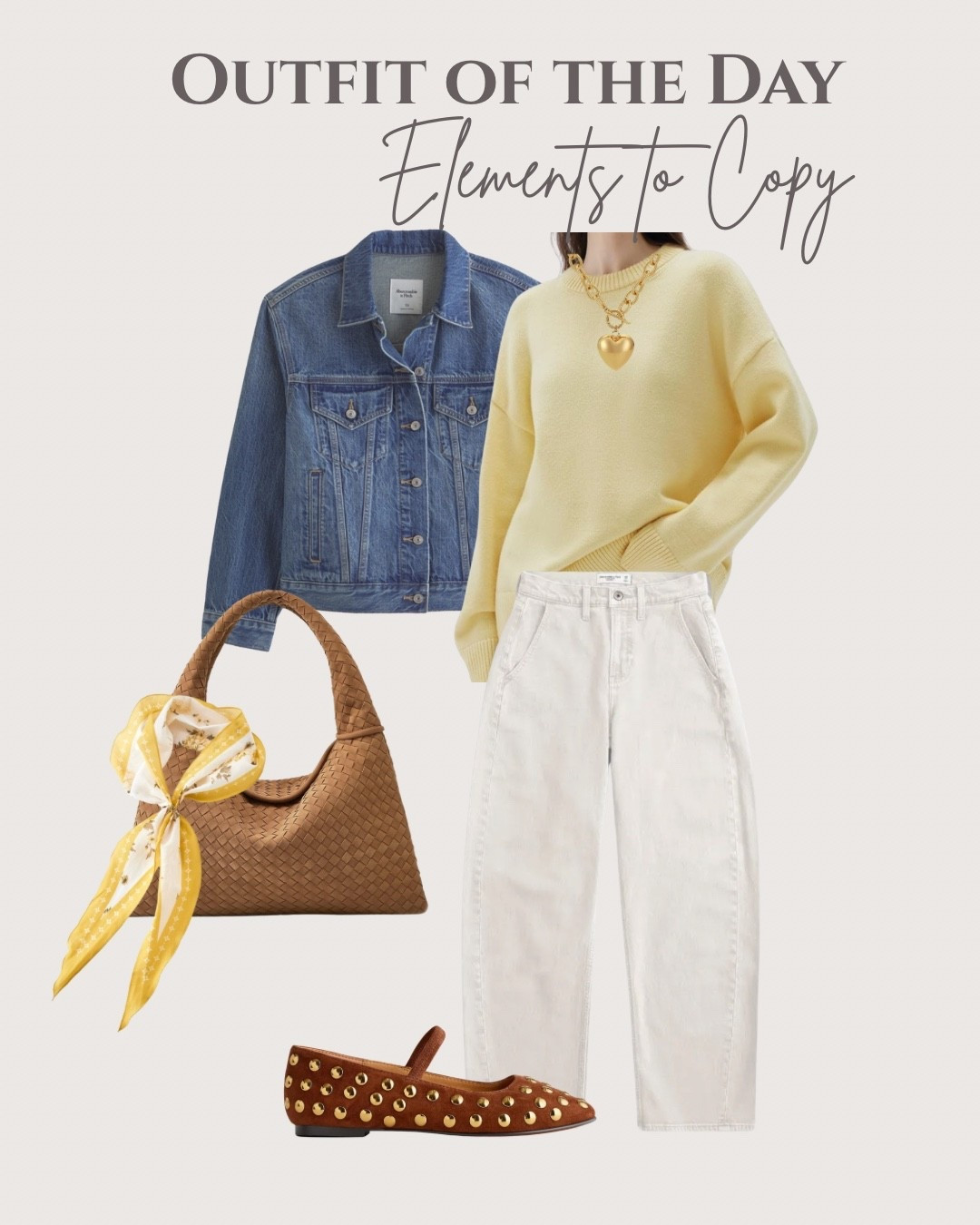 Spring outfits
How to style butter yellow
Butter yellow sweater
Amazon finds
Amazon fashion
White jeans style
How to style cream jeans
Spring outfits 2026

#LTKmomlife #LTKootd #LTKOver40
