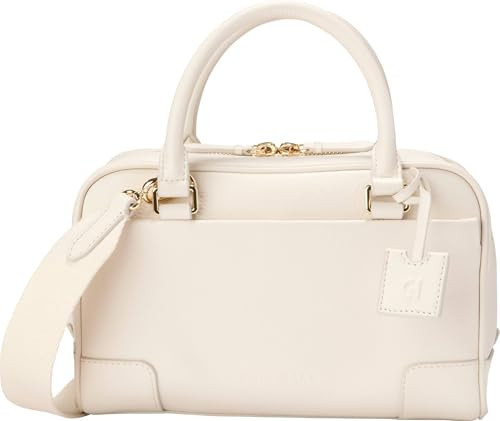 Cole Haan Beverly Small Satchel, Ivory | Amazon (US)