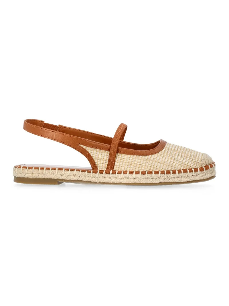 Time and Tru Women's Espadrille Slingback Shoes | Walmart (US)