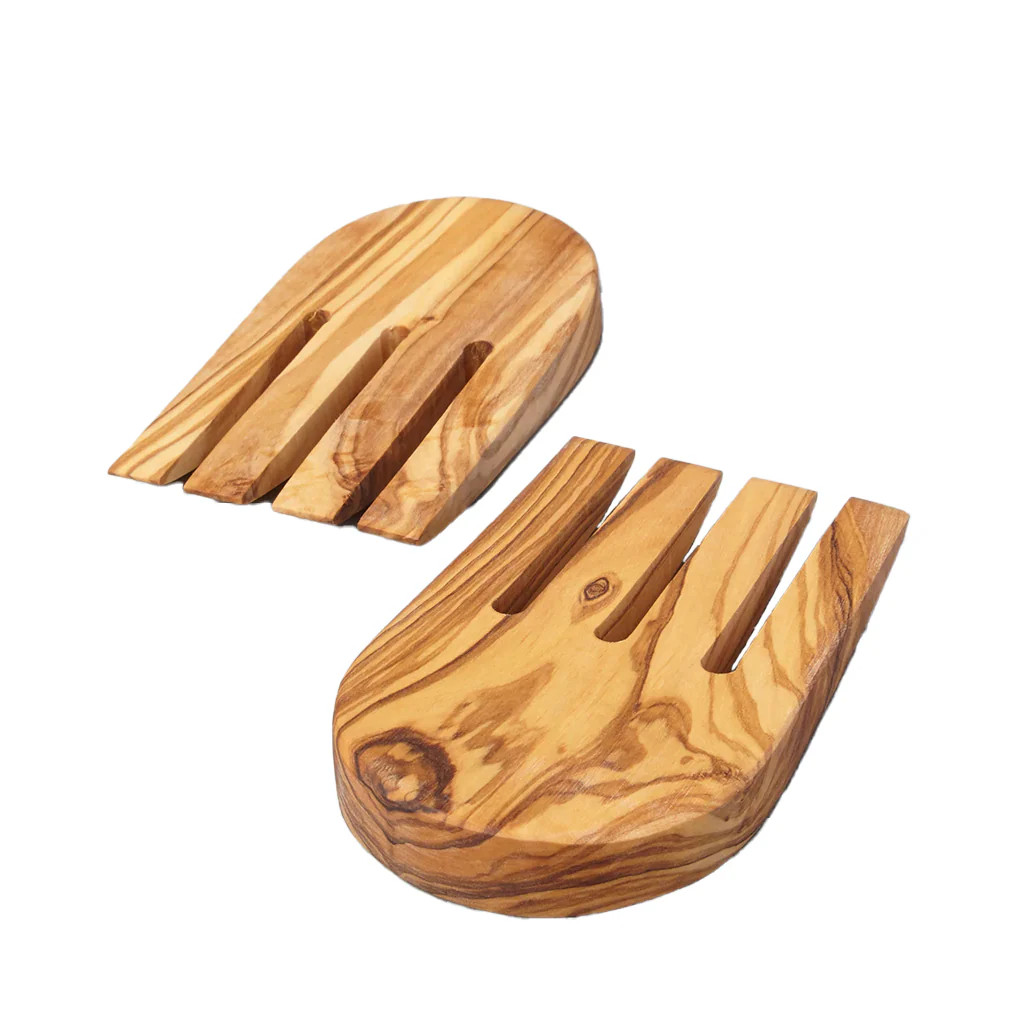 Wooden Salad Serving Set | Blue Print
