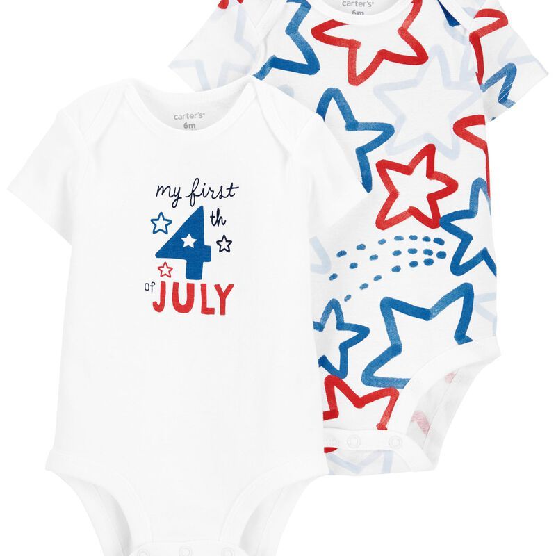 2-Pack 4th Of July Bodysuits | Carter's