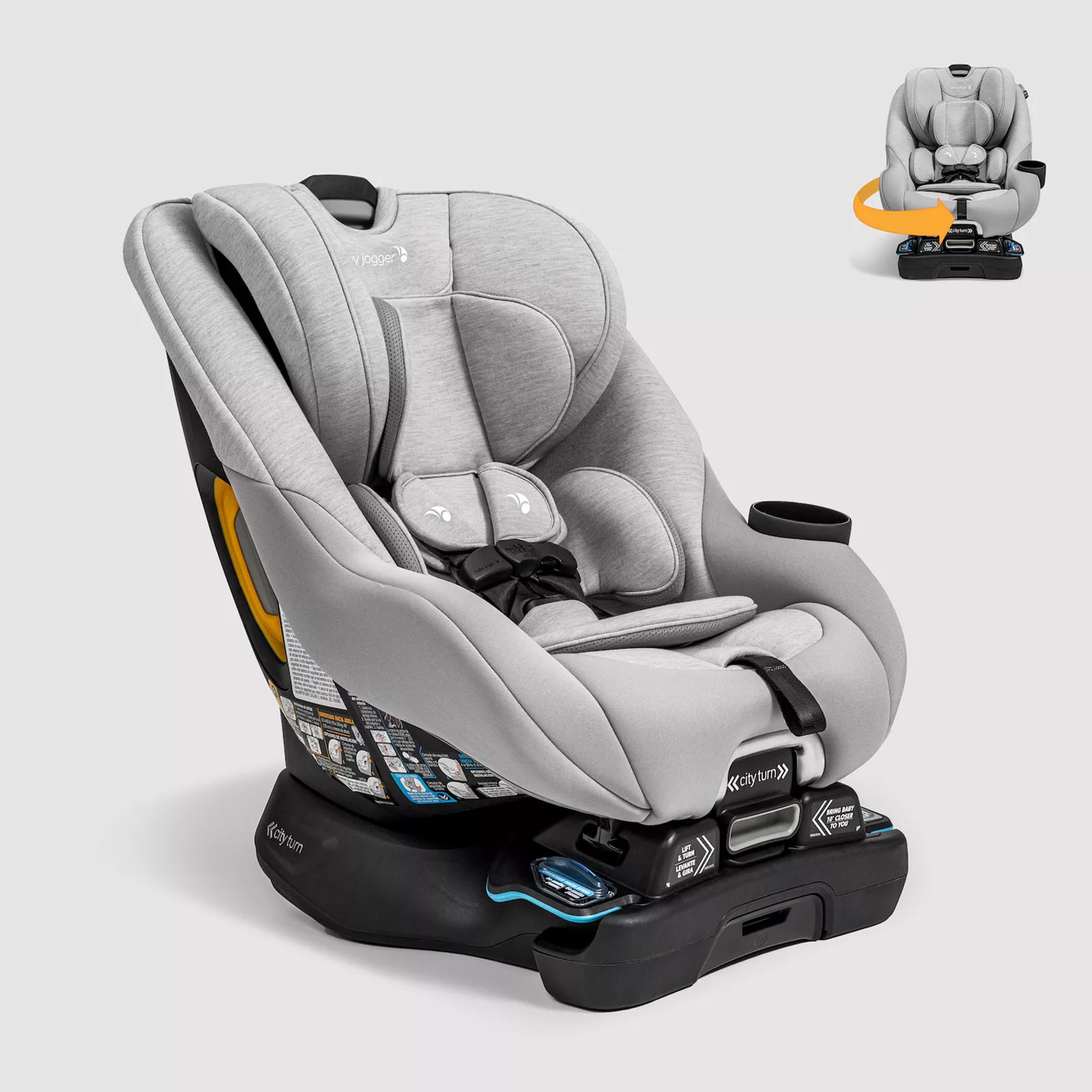 Baby Jogger® City Turn™ Rotating Convertible Car Seat, Paloma Greige | Kohl's