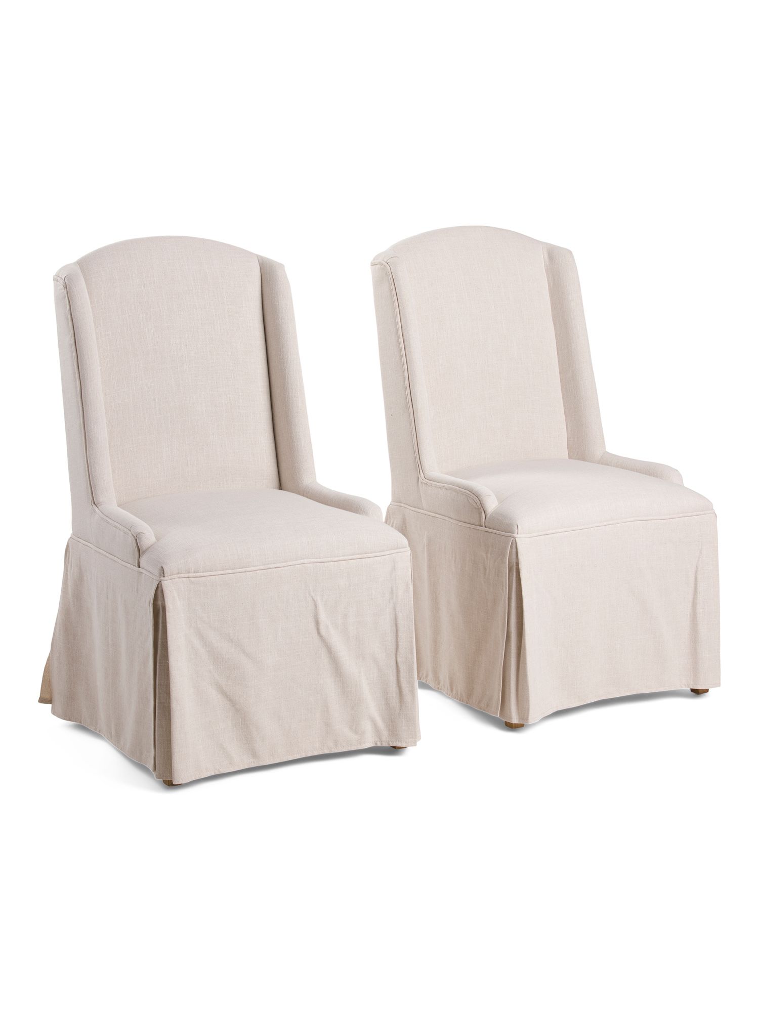 Set Of 2 Sofia Skirted Dining Chairs | TJ Maxx