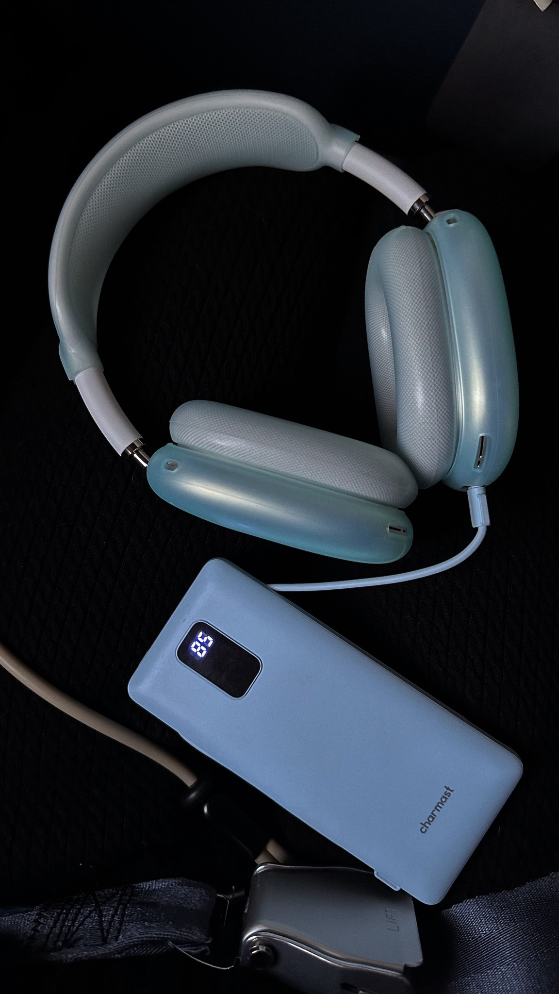 BEST PORTABLE CHARGER

This charger has a 🔌 to recharge itself making it bs free to recharge on layovers without an extra cord.

It also fully charges my iPhone and half my AirPod Max headphones. The sheet blue AirPod Max covers are super chic too! They come in tons of solid colors and sheer purple, pink, and black.

Travel essentials, travel tech, airport must haves 

#LTKfindsunder50 #LTKtravel