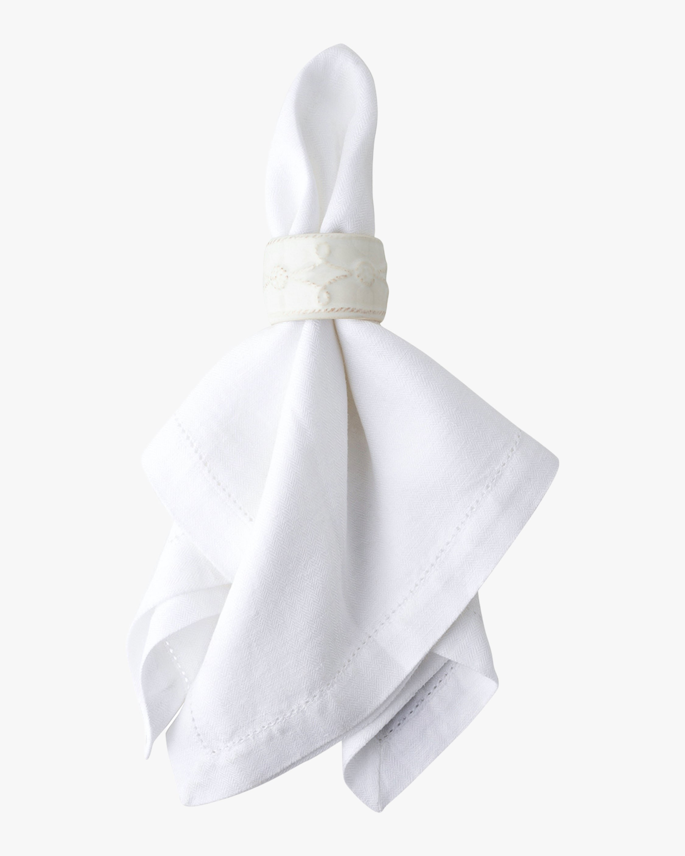 Berry & Thread Whitewash Napkin Ring | Olivela
