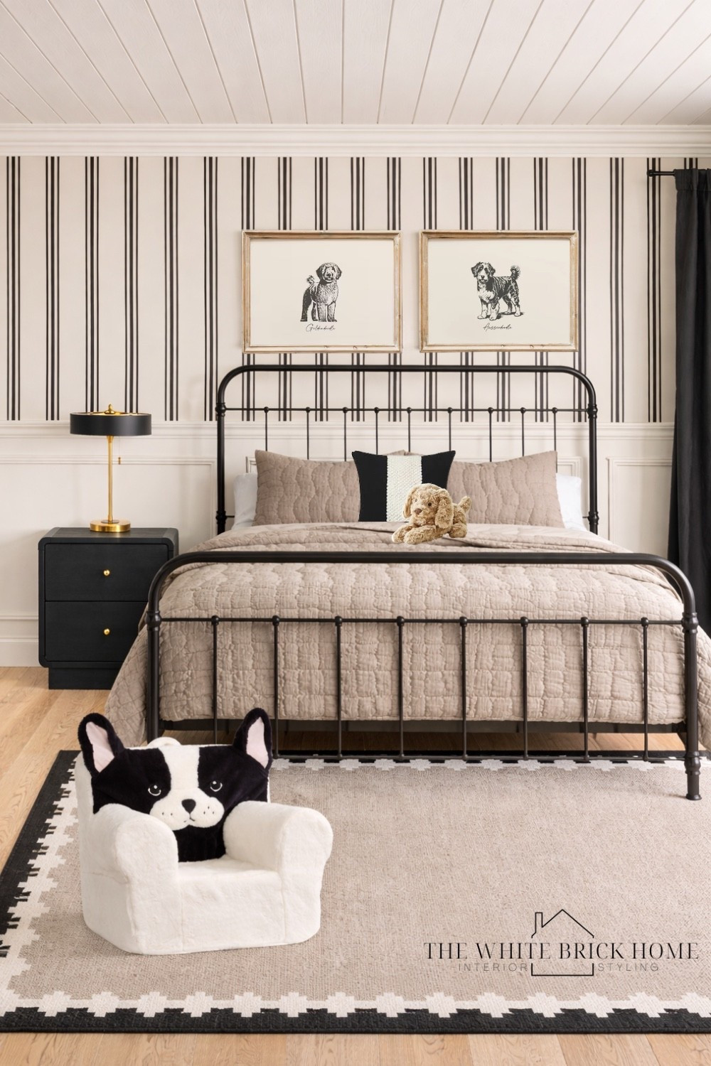 A timeless black and white kids bedroom that blends playful charm with classic design - creating a space that feels cozy today and stylish for years to come. 
🖤🖤
Bed, bedroom, kids room, kids bedroom, bedroom decor, kids room design, bedroom ideas for kids, dog bedroom, dog room decor, kids room dog theme, kids room furniture, kids room decor, kids room design, kids room ideas, kids room bedding, boys room, boys bedroom, neutral boys room. Black and white boys room, kids room theme, kids room decor ideas, wayfair kids furniture, wayfair boys furniture, Etsy, pottery barn kids 


#LTKHome #LTKKids #LTKSeasonal
