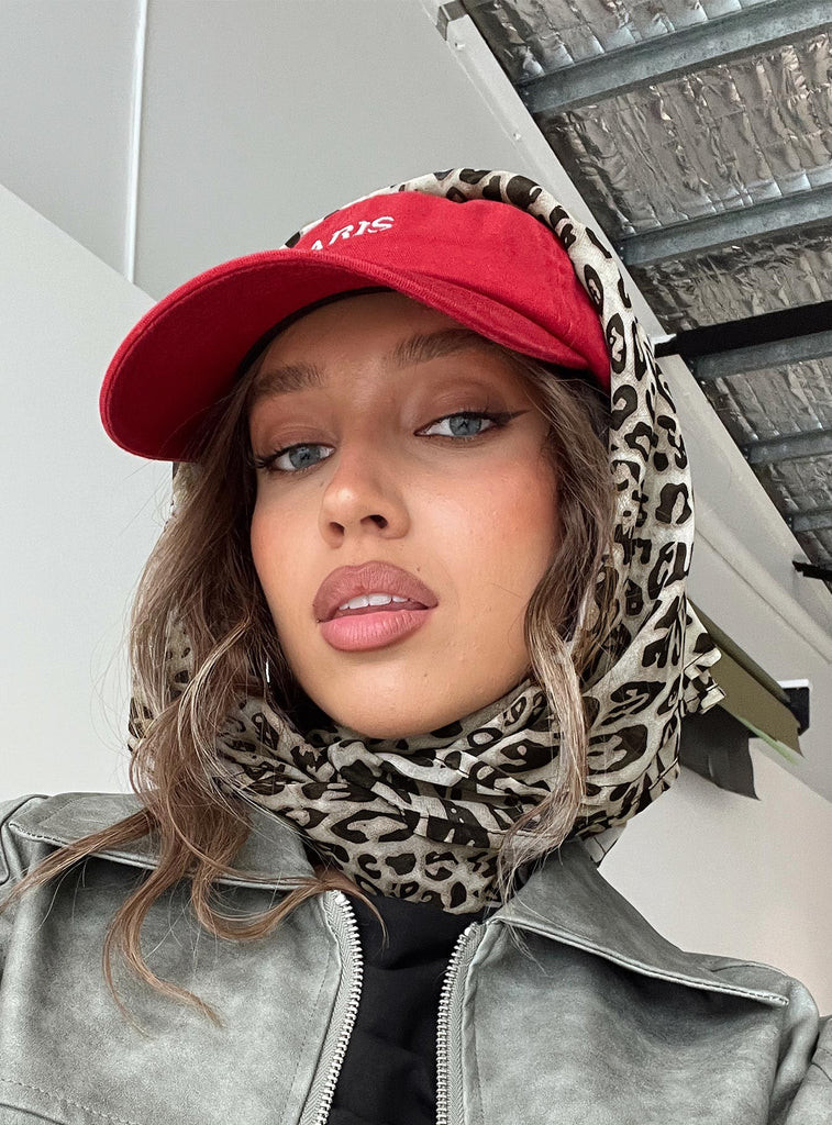 Wanna Be Mine Scarf Leopard | Princess Polly AU
