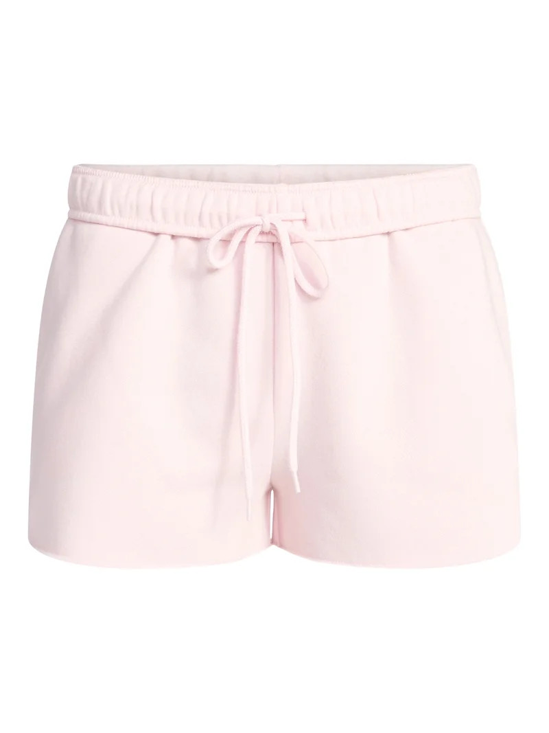No Boundaries Fleece Foldover Shorts, 2'' Inseam, Women’s XXS-XXL | Walmart (US)