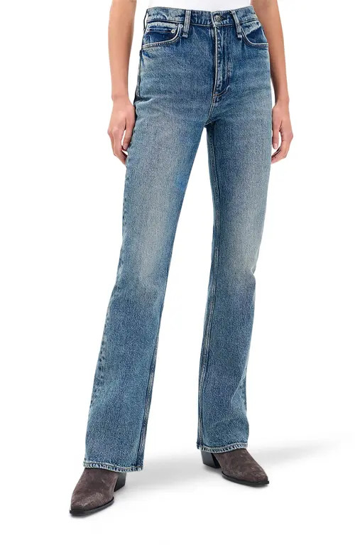 rag & bone Peyton High Waist Bootcut Jeans in Caswell at Nordstrom, Size 31 | Nordstrom