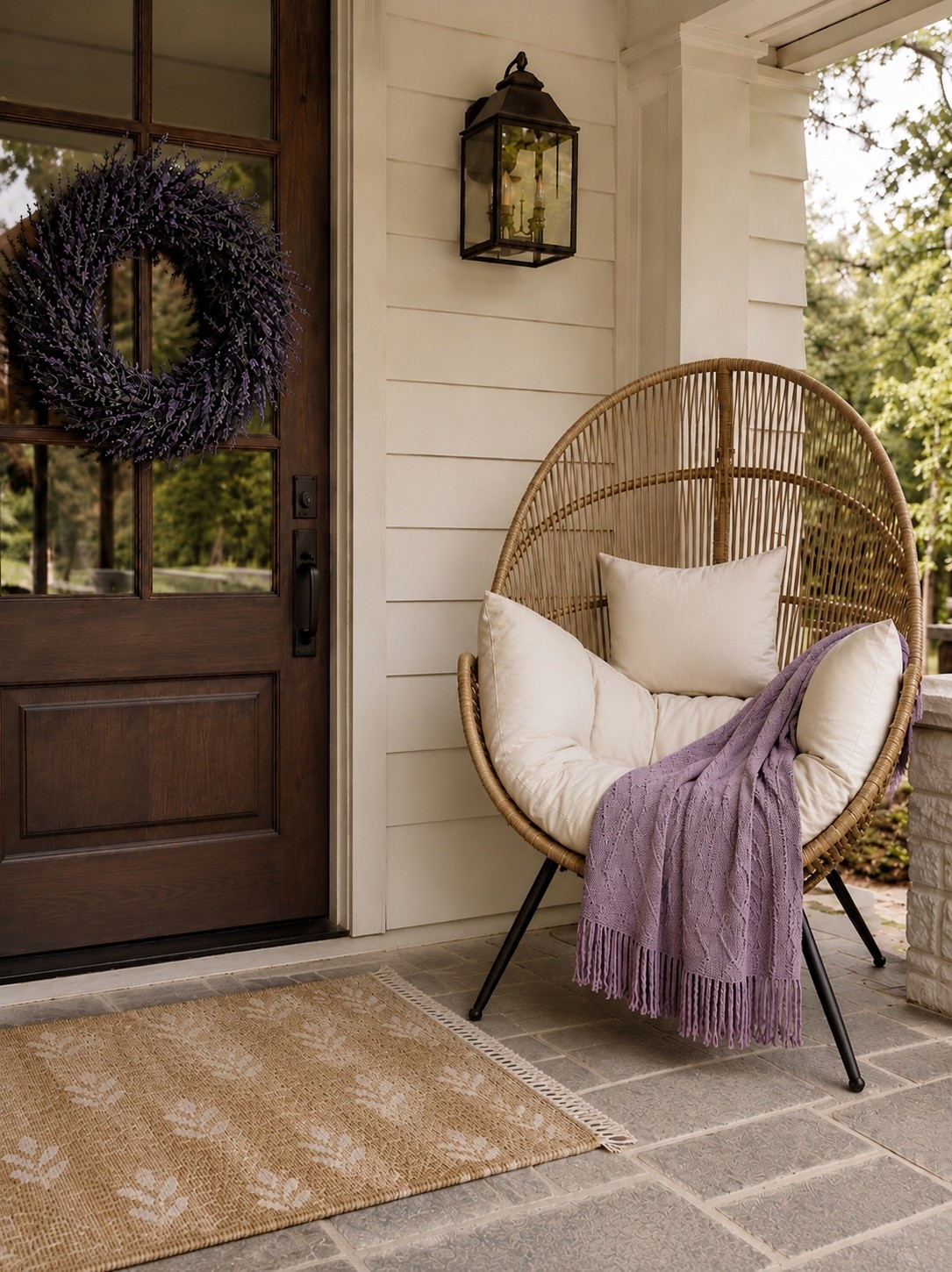 Cozy Front Porch Refresh 🌿

Create a warm welcome with timeless porch pieces that blend comfort, texture, and charm. From the statement wicker chair and soft neutral cushions to the beautiful lavender wreath and cozy throw, these finds instantly elevate your entryway and create the perfect spot to relax with your morning coffee.

Whether you’re refreshing your porch for summer or simply adding a few seasonal touches, these inviting pieces bring effortless cottage-inspired style to any home.

Follow @farmtotablecreations on Instagram for more cozy home finds and trending decor.

#LTKHome #FrontPorchDecor #PorchStyling #OutdoorLiving #CozyHome #SummerPorch #HomeDecorFinds #NeutralDecor #CottageStyle #FarmhouseDecor #PorchInspiration #OutdoorDecor #HomeRefresh #WreathSeason #CozySpaces #TargetHome #AmazonHomeFinds #FrontDoorDecor #FarmToTableCreations #LTKStyle

#LTKSaleAlert #LTKHome