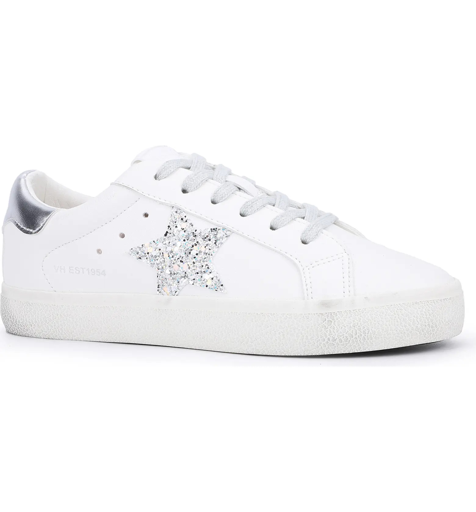 Gemma Glitter Star Leather Sneaker | Nordstrom Rack