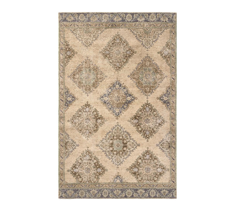 Carmelita Handwoven Wool Rug | Pottery Barn (US)
