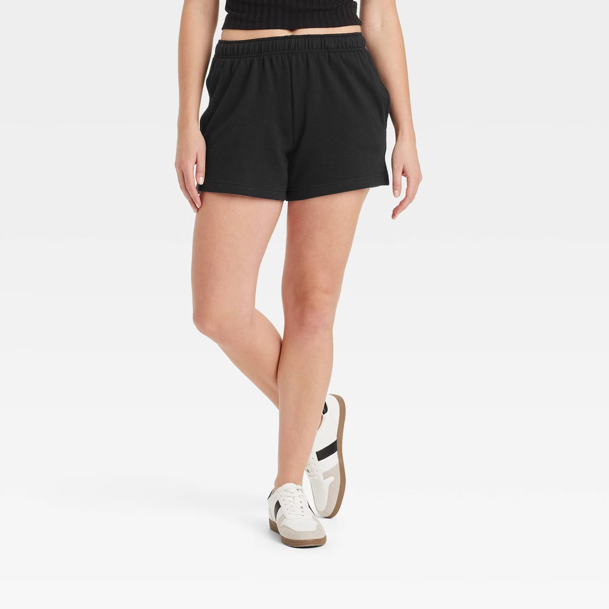 Women's Leisure Studio Mid-Thigh Fleece Shorts - Universal Thread™ | Target
