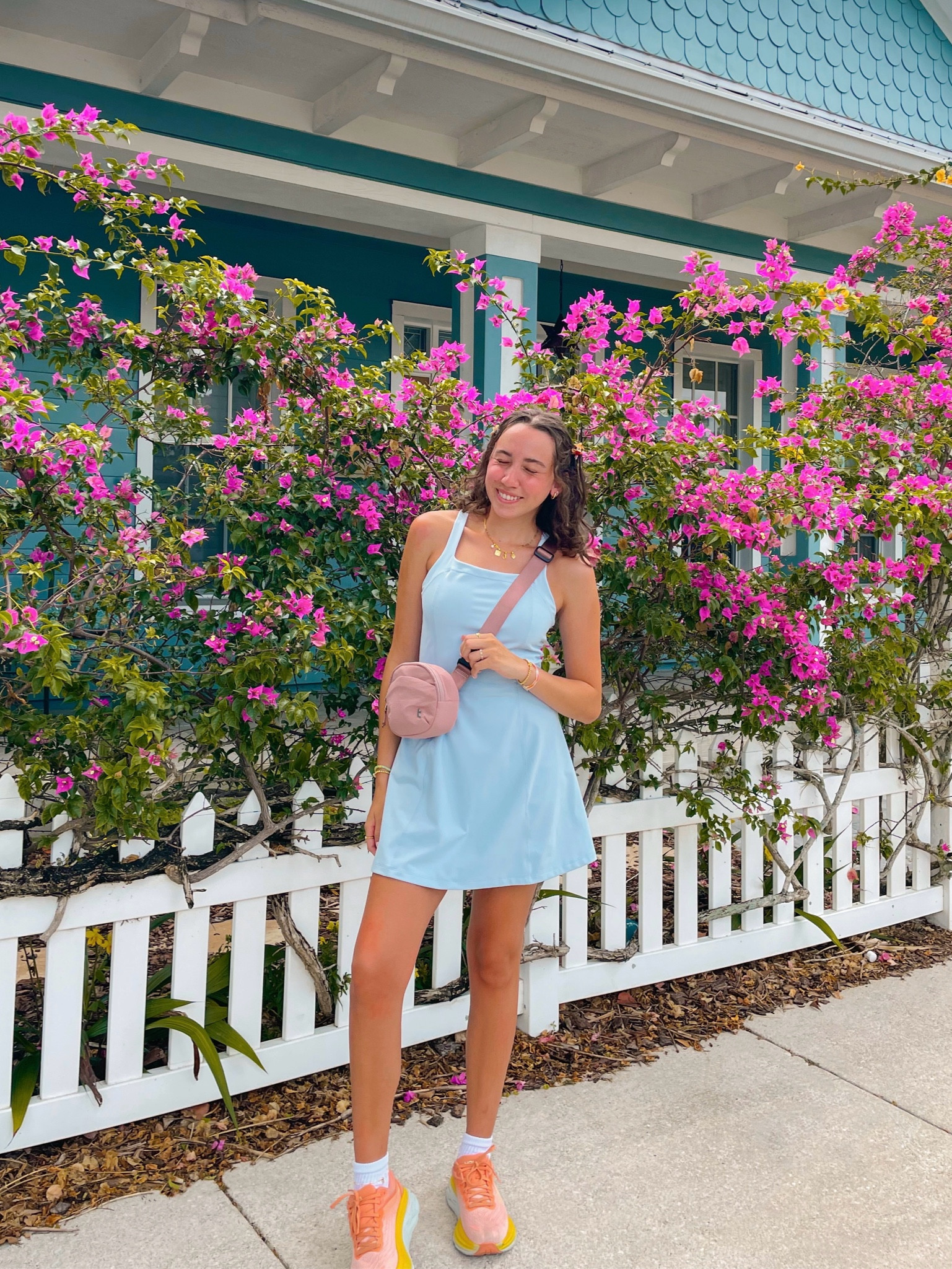summertime stroll! workout dress + hokas = 🤌🏼💖

#LTKFindsUnder100 #LTKStyleTip #LTKSummerSales