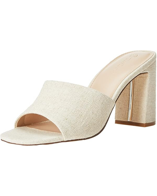 The Drop Women's Pattie High Block-Heeled Mule Sandal | Amazon (US)