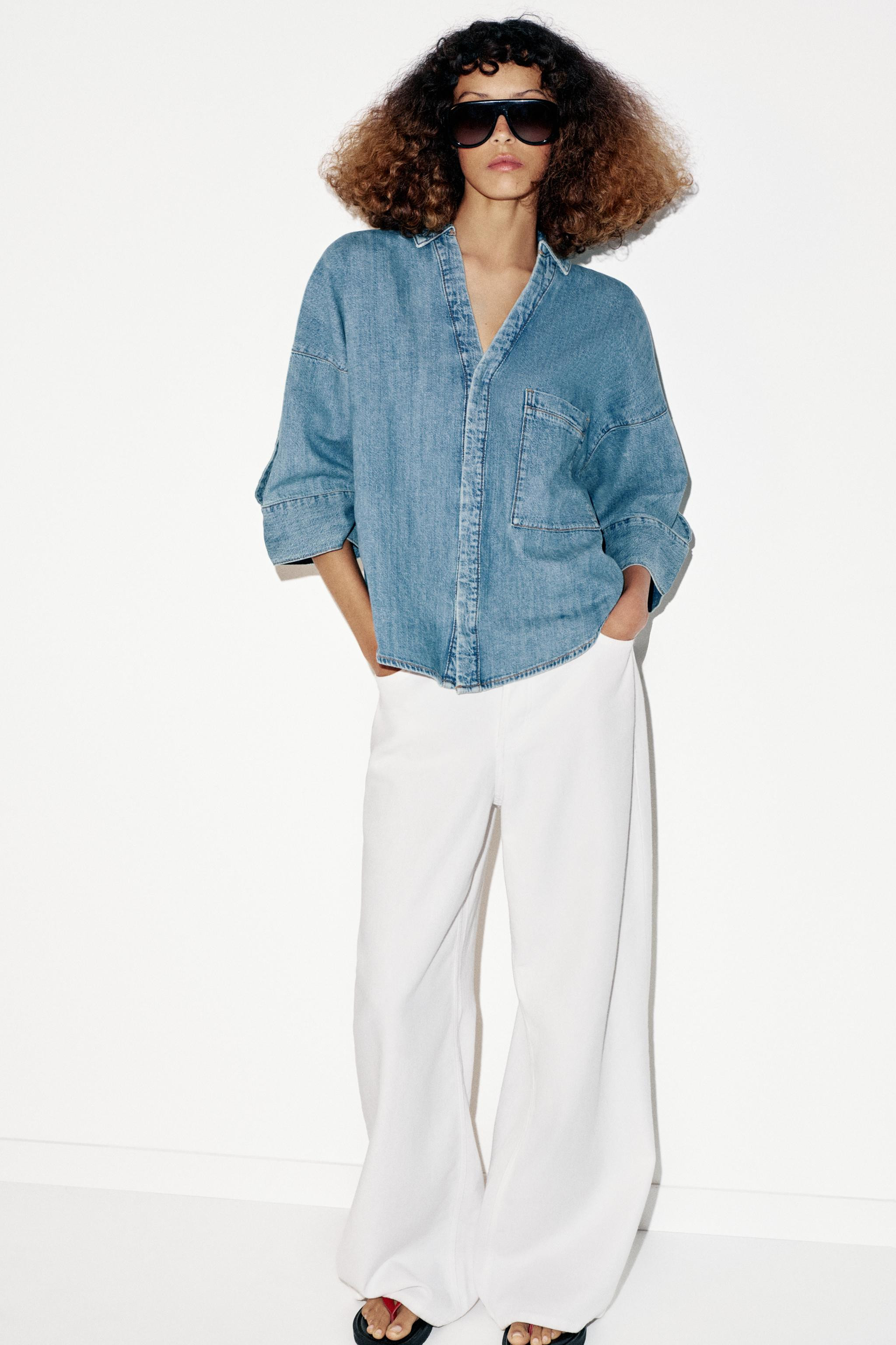 JEAN COUPE LARGE ET TAILLE HAUTE COLLECTION ZW | Zara FR