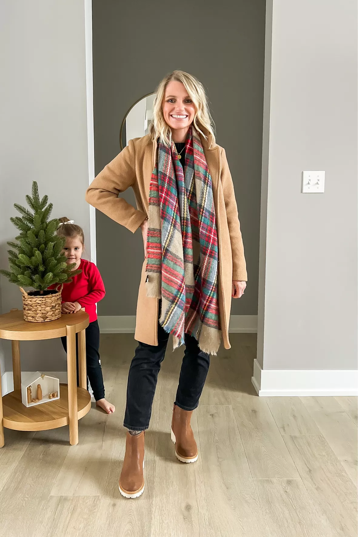Women's Plaid Dad Coat curated on LTK