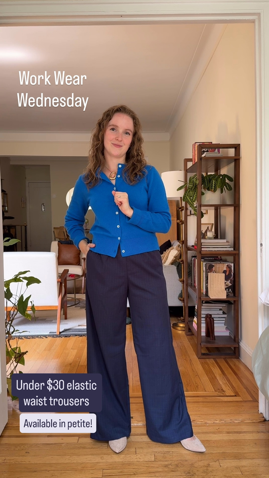 Work wear/teacher outfits. Small cardigan (size up 1) xs regular length blue pants (I’m 5ft 2) available in petite. And under $40

#LTKWorkwear #LTKSaleAlert