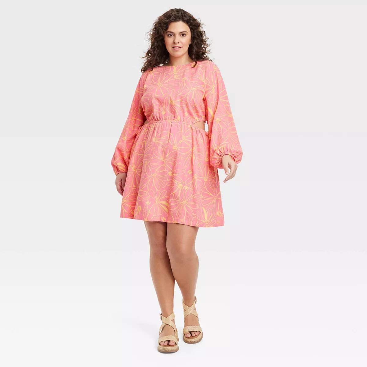 Women's Balloon Long Sleeve Mini A-Line Dress - Universal Thread™ | Target