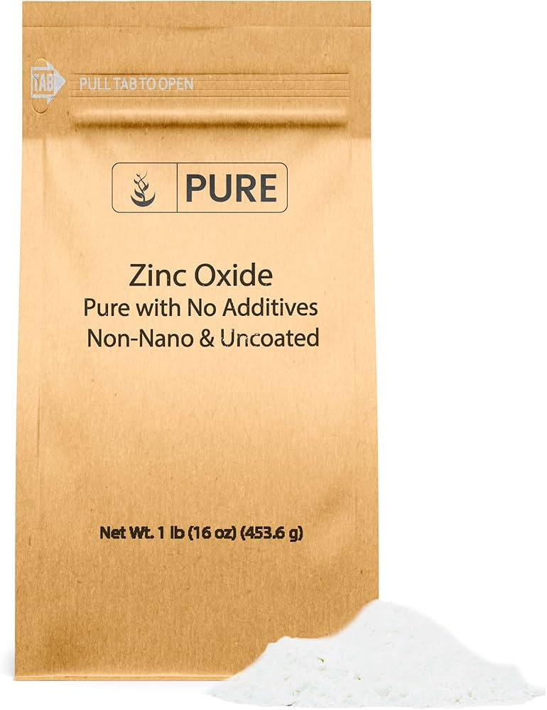 Pure Original Ingredients Zinc Oxide, Eco-Friendly Packaging, Non-Nano, Chapped Lips Remedy (1 Pound | Amazon (US)