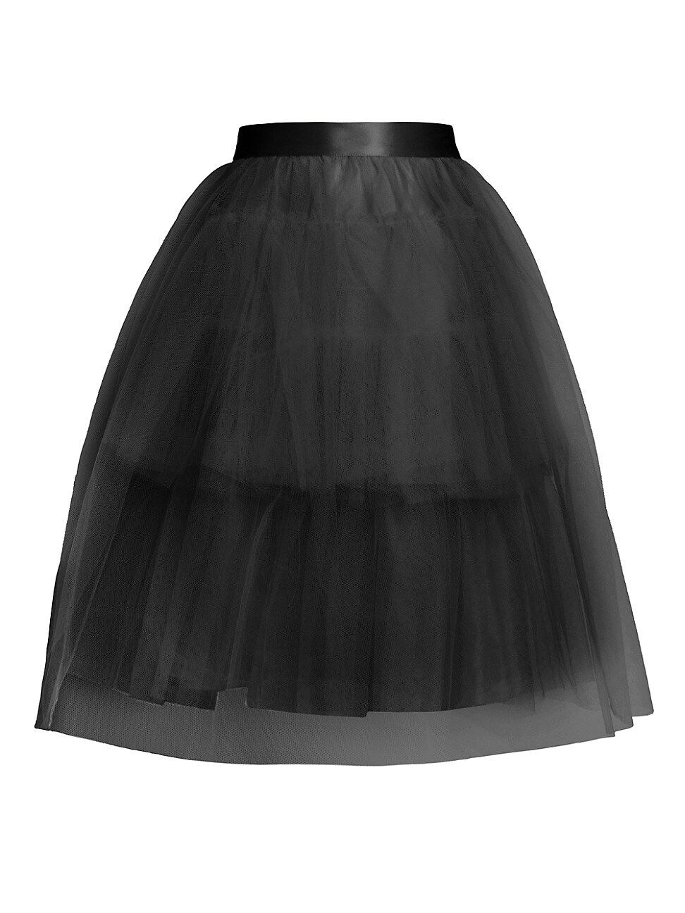 Simone Rocha Women's Full Tiered Tulle Tutu Skirt - Black - Size 4 UK (0 US) | Saks Fifth Avenue