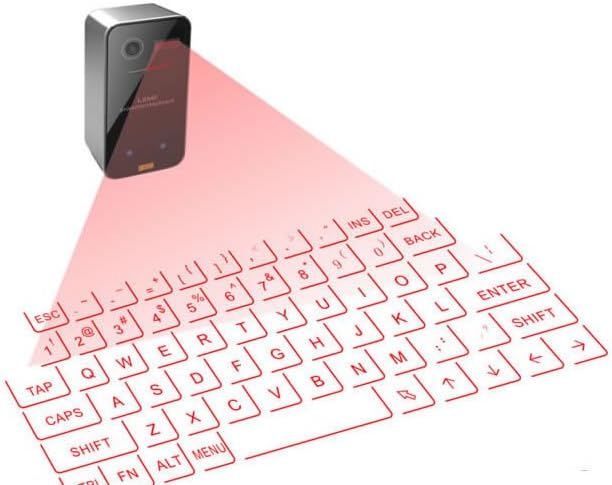 AGS Laser Projection Bluetooth Virtual Keyboard & Mouse for iPhone, Ipad, Smartphone and Tablets | Amazon (US)