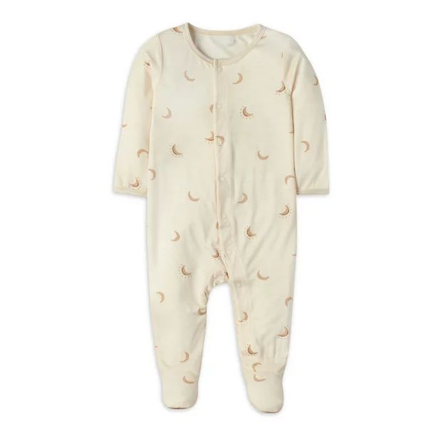 Modern Moments by Gerber Super Soft Baby Unisex Sleep 'n Play Footed Pajamas, Sizes Preemie-6/9M | Walmart (US)
